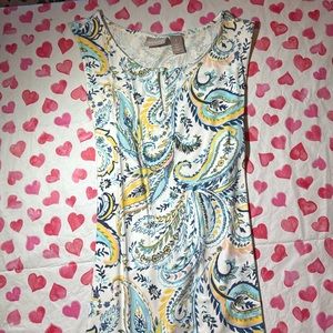 CHICO’S Women’s Size 1 Summer Dress Long